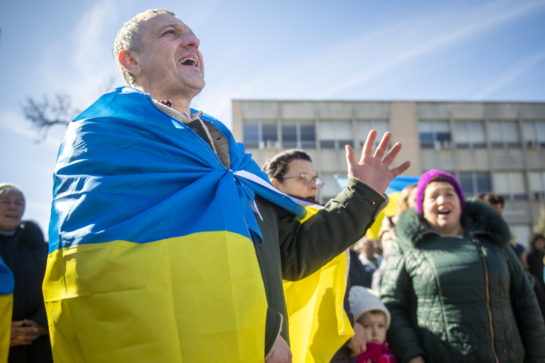 Ukraine prayer rally, 2.25